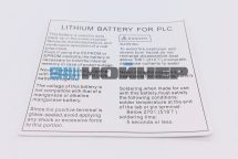 Инструкция для литиевого аккумулятора CR14250SE(3V) 1