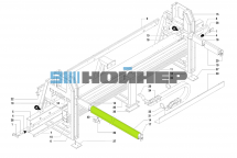 L0928L0018 Направляющая BIESSE