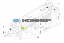 L0928L0019 Направляющая SQMA SX LH BIESSE