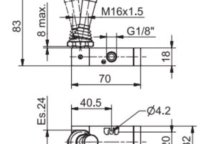 T228.32.9/2 Пневмораспределитель PNEUMAX чертеж