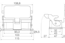 1210100000 Корпус HDC 16B ADLU WEIDMULLER чертеж