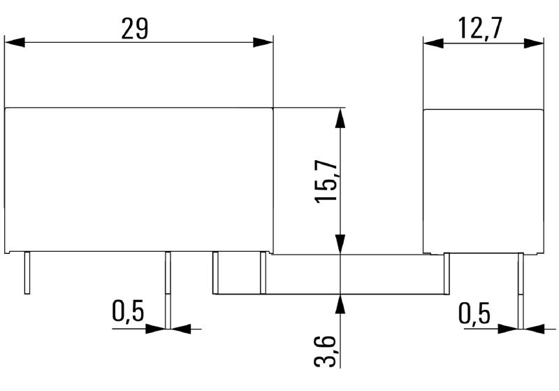 4058630000 Реле RCL424730 WEIDMULLER чертеж 4058630000 Реле RCL424730 WEIDMULLER чертеж