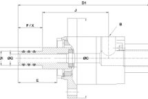 1117-813 Ротационное соединение DEUBLIN чертеж