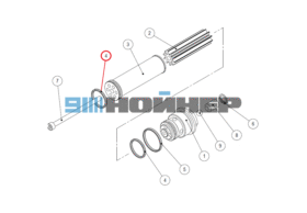 910XX047 Уплотнительное кольцо VITON 20×2 VALCO MELTON