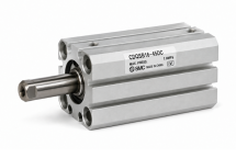 Компактный пневмоцилиндр SMC CDQSB16-45DC, диаметр 16 мм, ход 45 мм